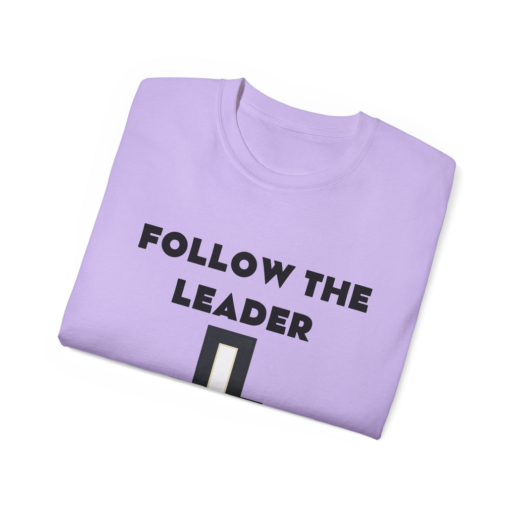 Christian T-Shirt "Follow The Leader → Jesus" – Faith Graphic Tee