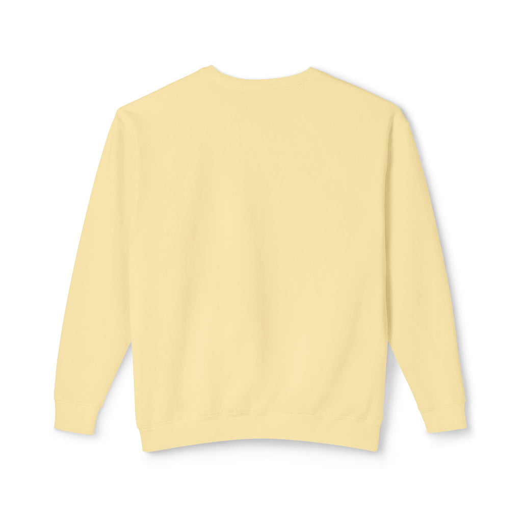 Crewneck Sweatshirt — "Blessed & Highly Favored" Gold Crown Inspirational Pullover
