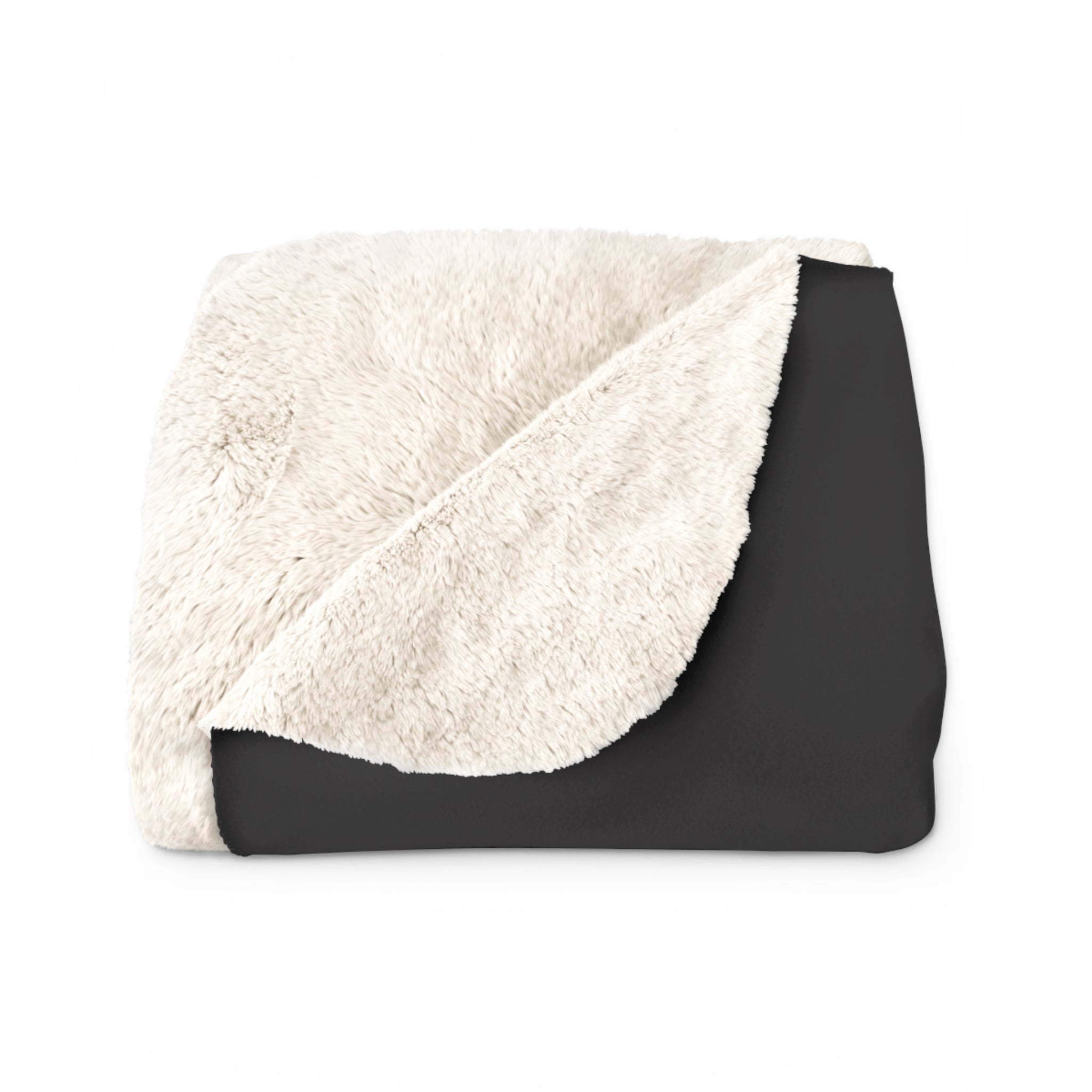 Covered Sherpa Fleece Blanket — Christian Cross Faith Throw for Warmth & Comfort