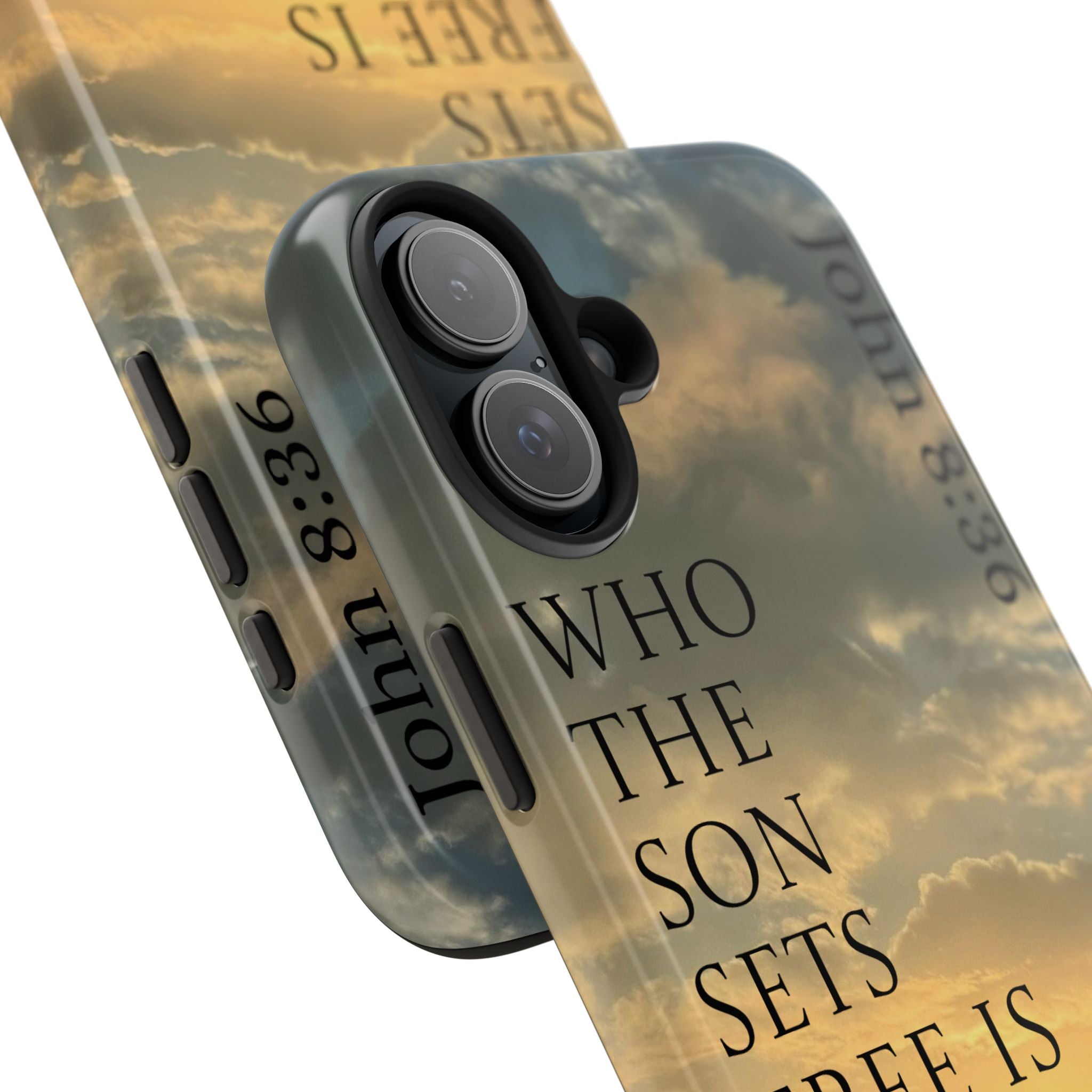 Tough Phone Cases (JOHN 8:36)