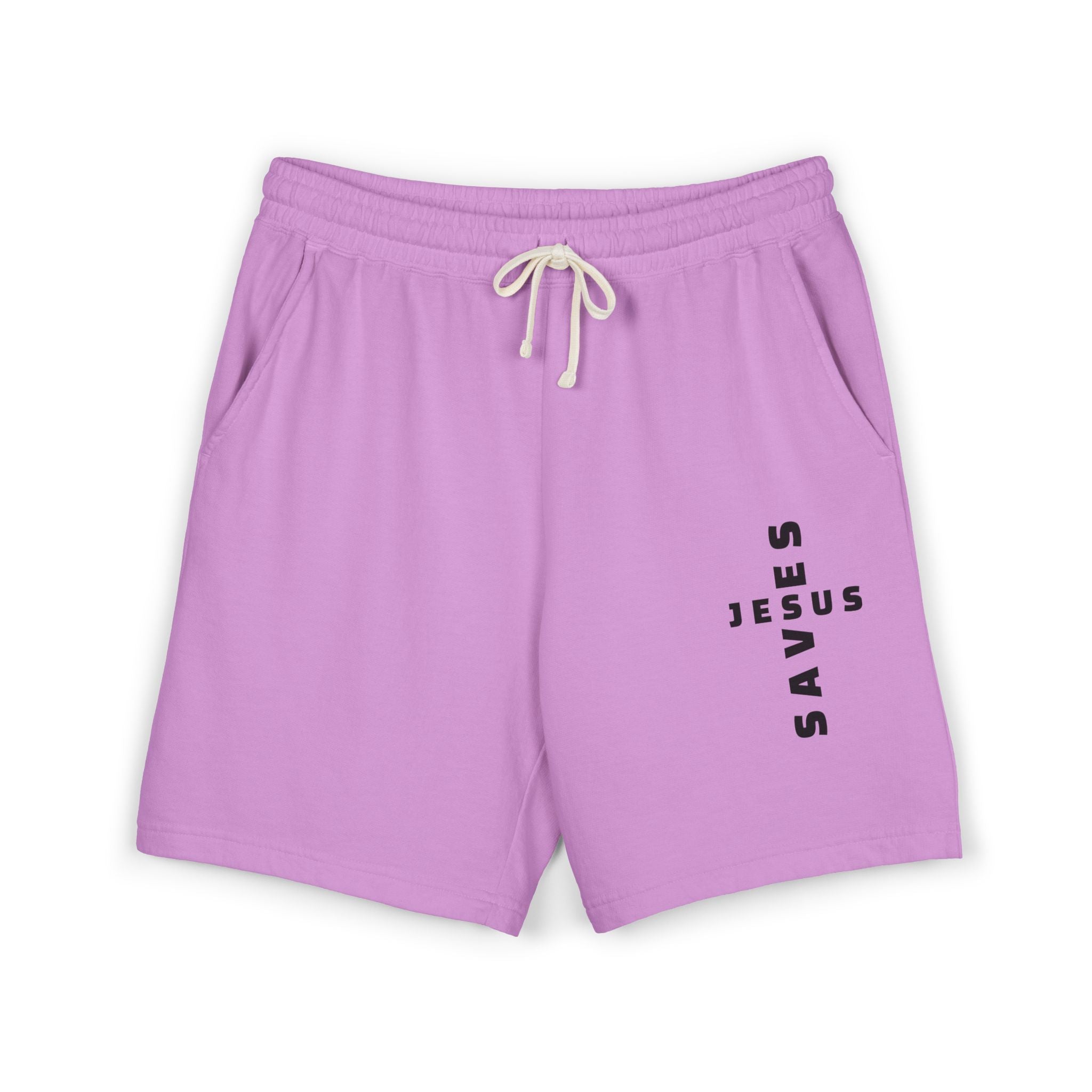 Unisex Garment-Dyed Lightweight Fleece Sweat Shorts