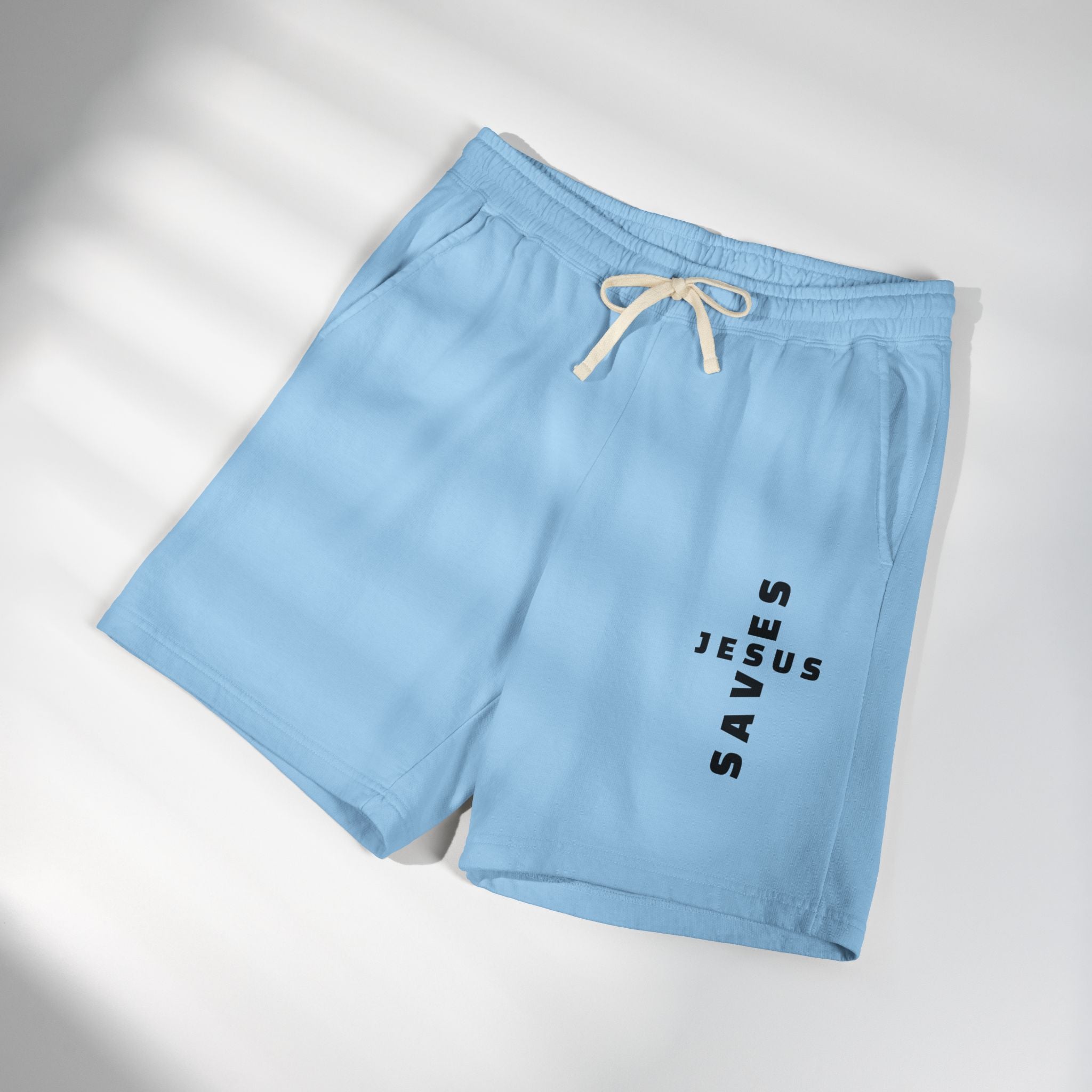 Unisex Garment-Dyed Lightweight Fleece Sweat Shorts