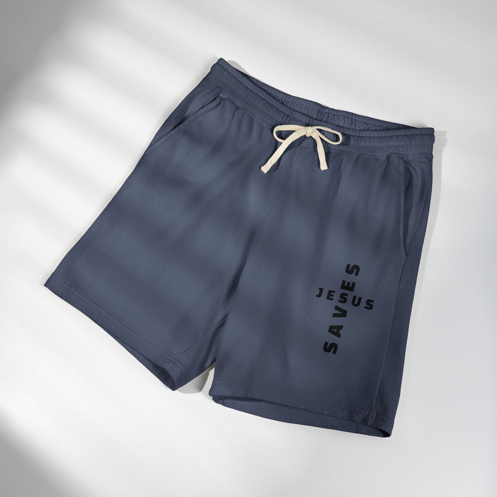 Unisex Garment-Dyed Lightweight Fleece Sweat Shorts