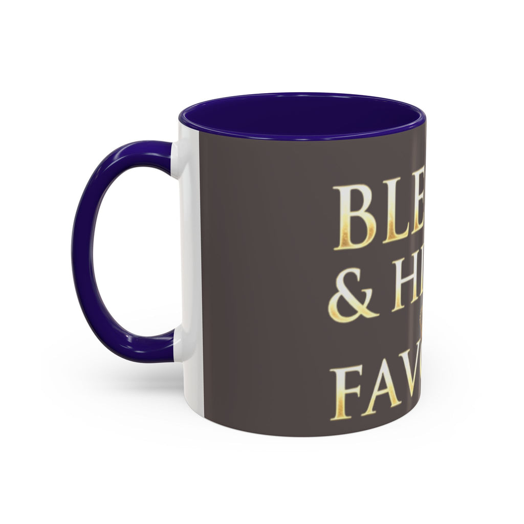 Blessed & Highly Favored Mug – Inspirational Faith Coffee Cup (11oz/15oz)