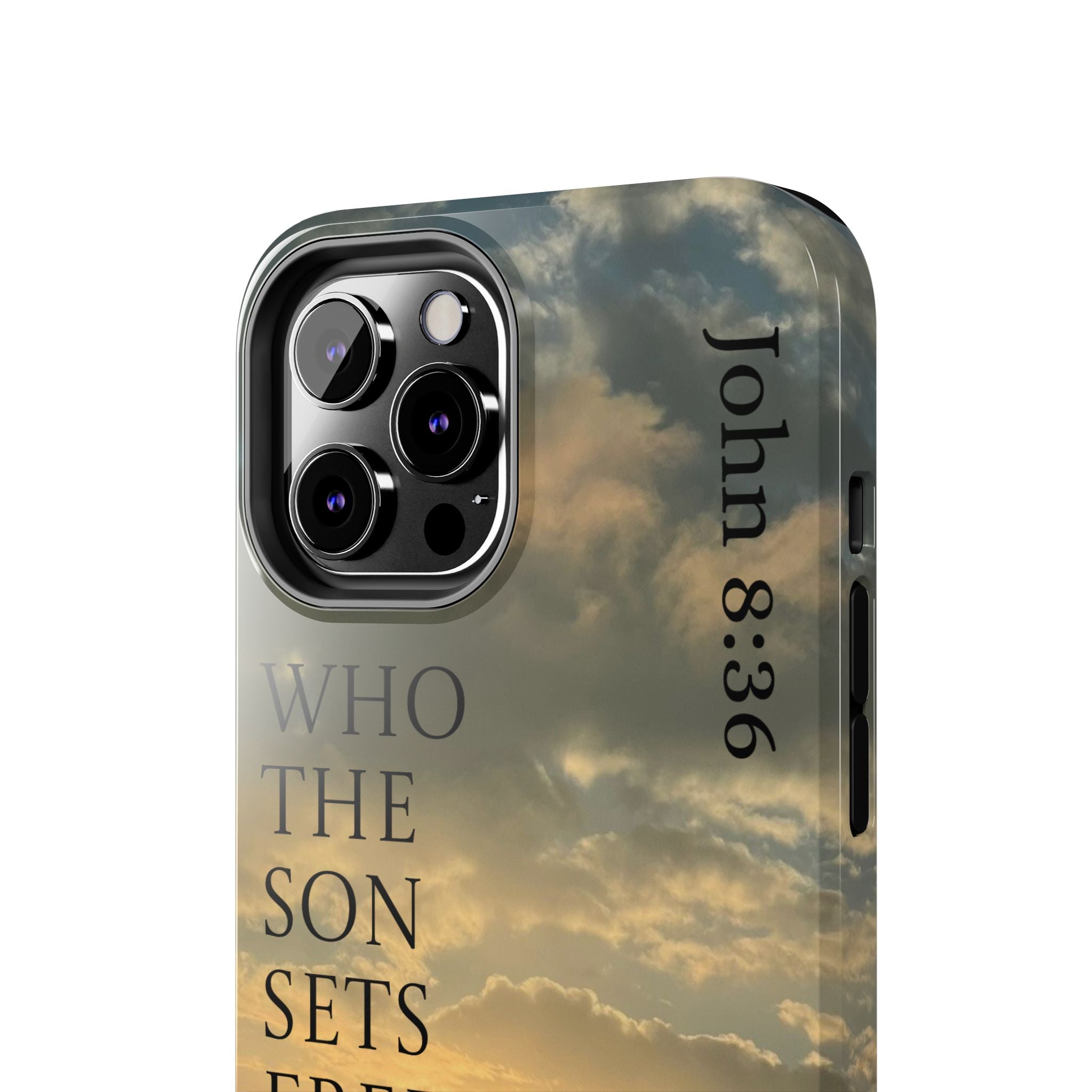 Tough Phone Cases (JOHN 8:36)