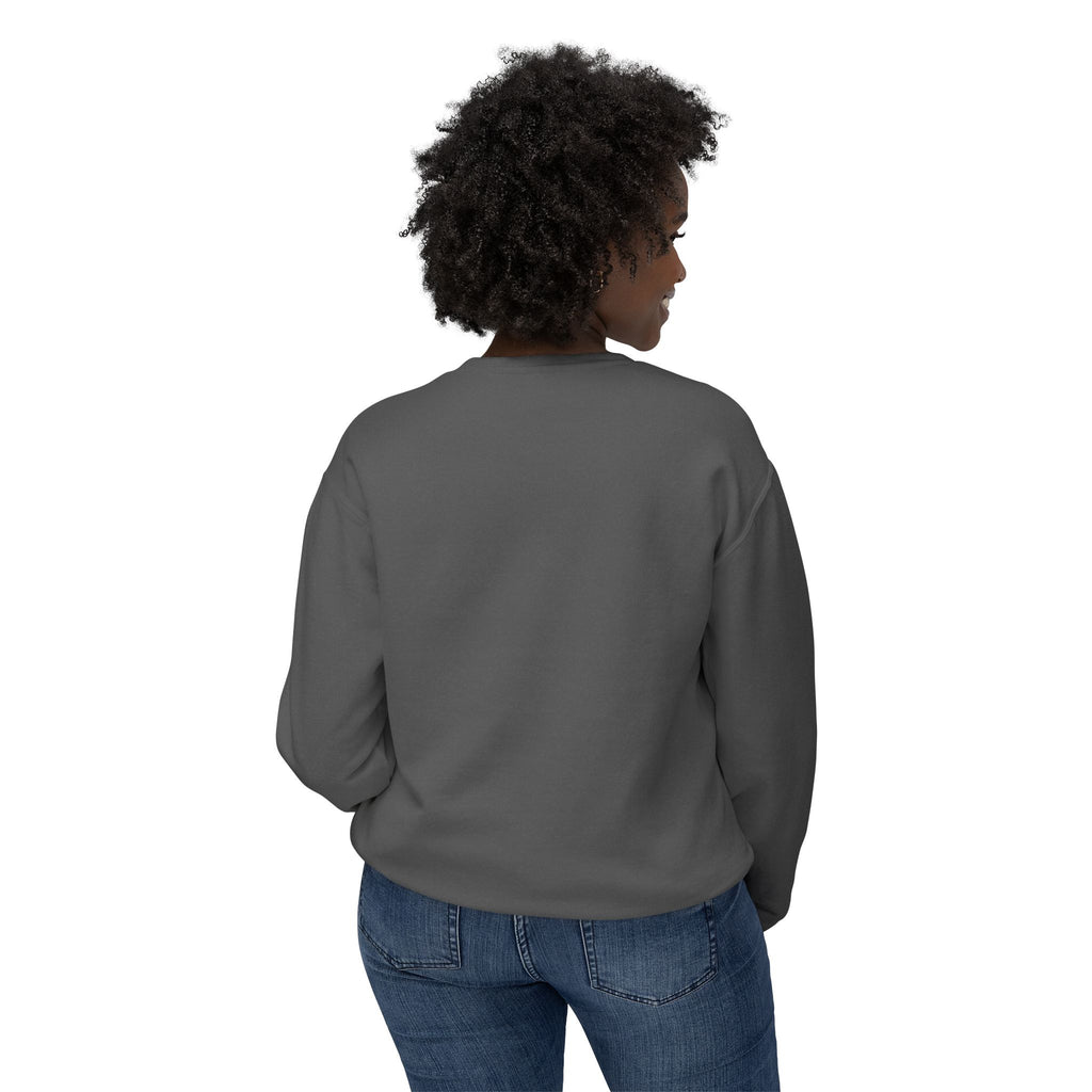 Crewneck Sweatshirt — "Blessed & Highly Favored" Gold Crown Inspirational Pullover