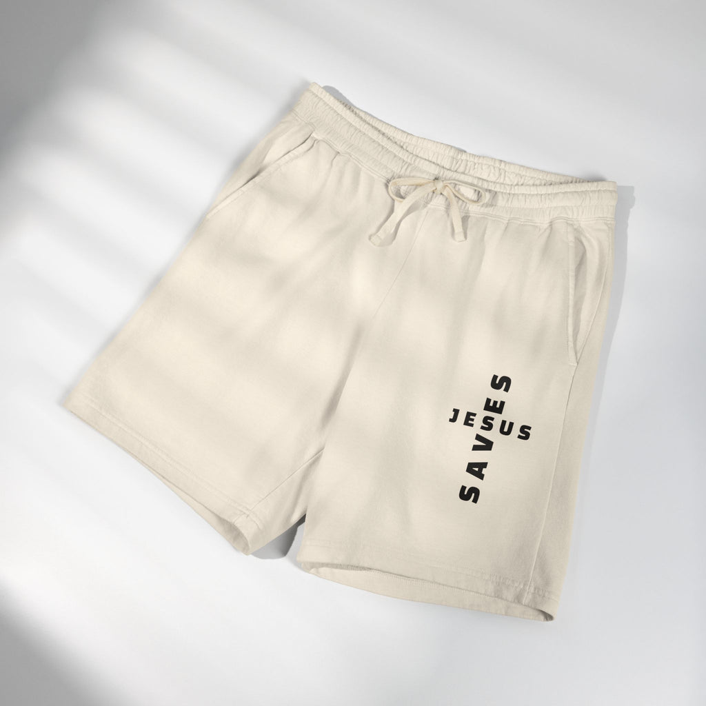 Unisex Garment-Dyed Lightweight Fleece Sweat Shorts