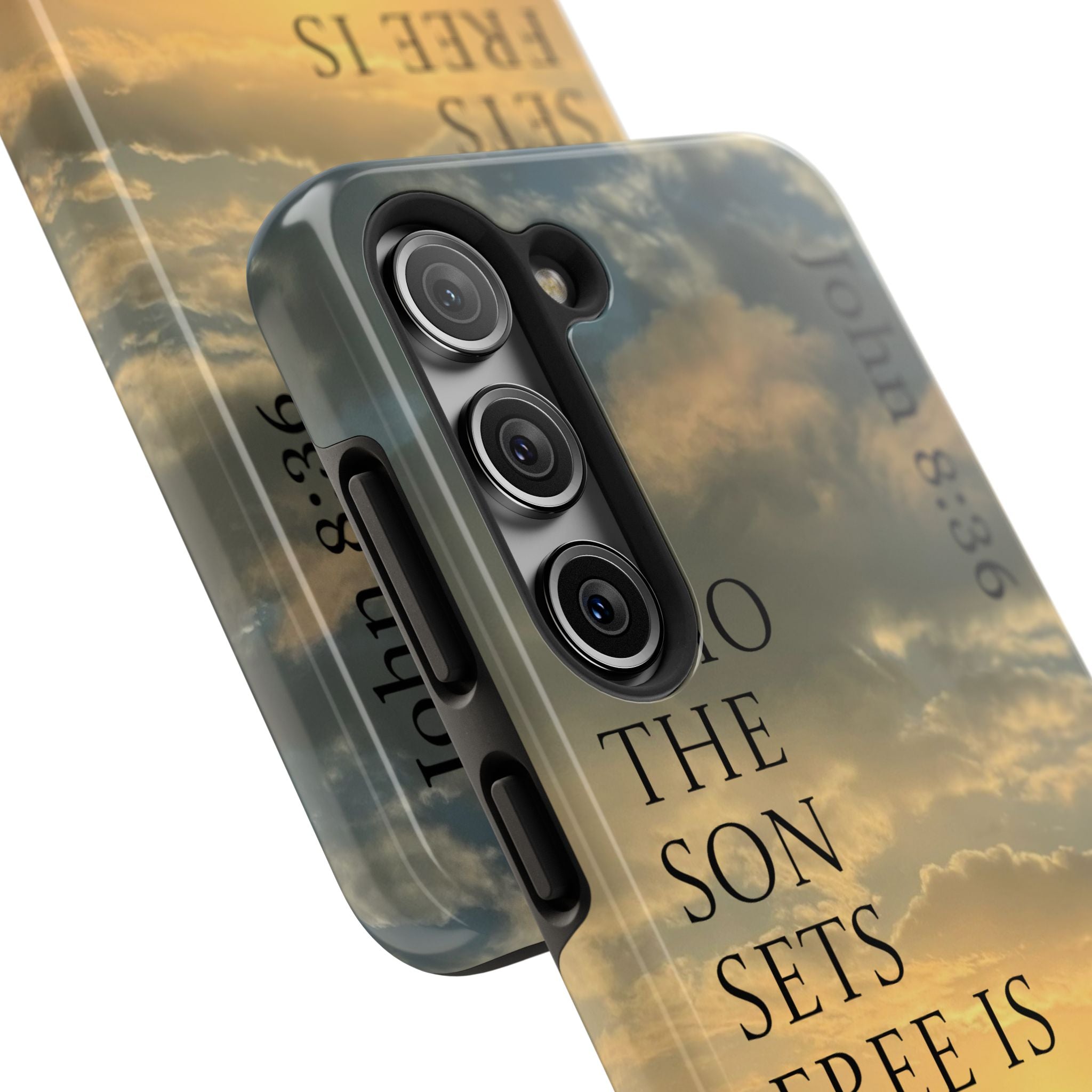 Tough Phone Cases (JOHN 8:36)