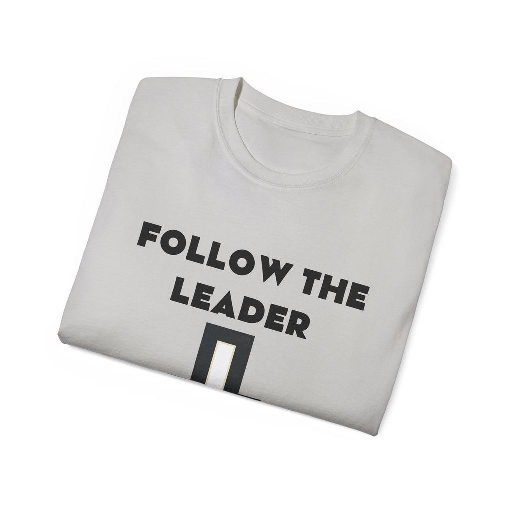 Christian T-Shirt "Follow The Leader → Jesus" – Faith Graphic Tee
