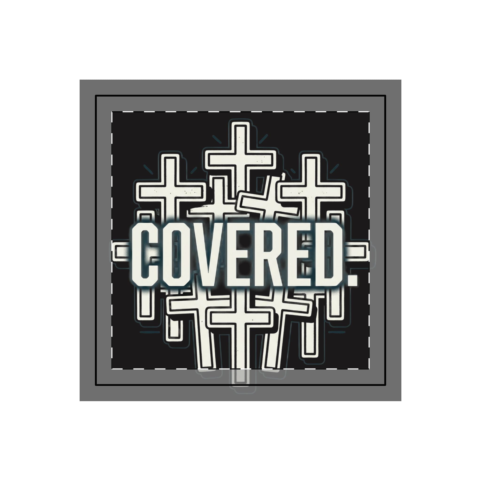 Covered Crosses Throw Pillow Case — Christian Faith Decorative Cushion Cover