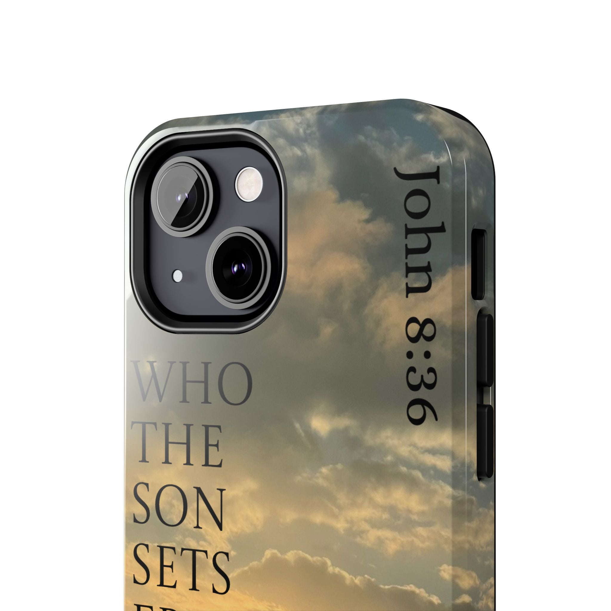 Tough Phone Cases (JOHN 8:36)