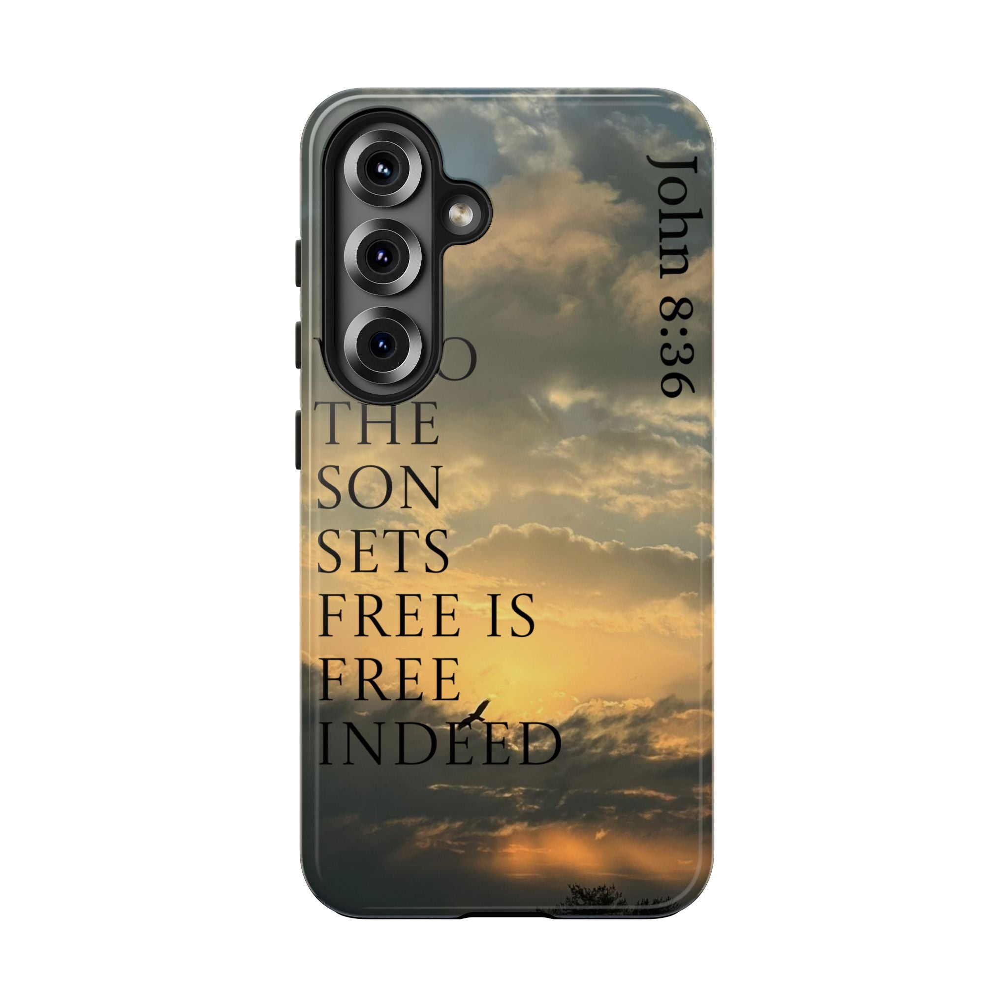 Tough Phone Cases (JOHN 8:36)