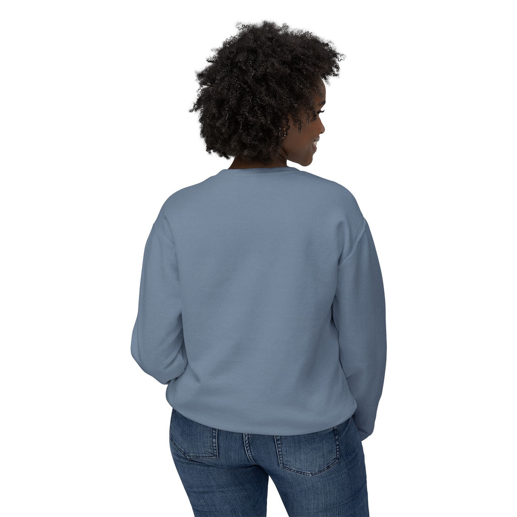 Crewneck Sweatshirt — "Blessed & Highly Favored" Gold Crown Inspirational Pullover