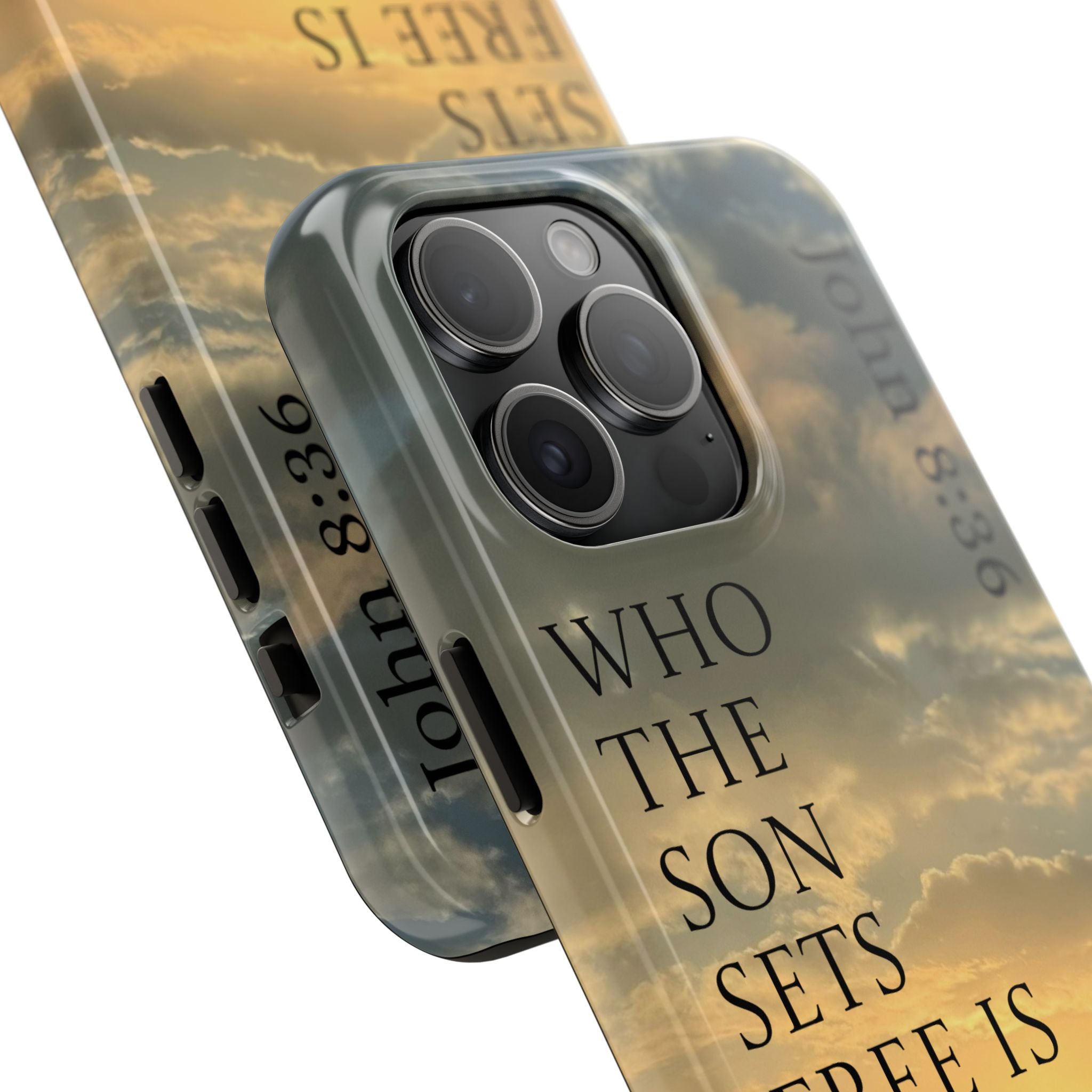 Tough Phone Cases (JOHN 8:36)
