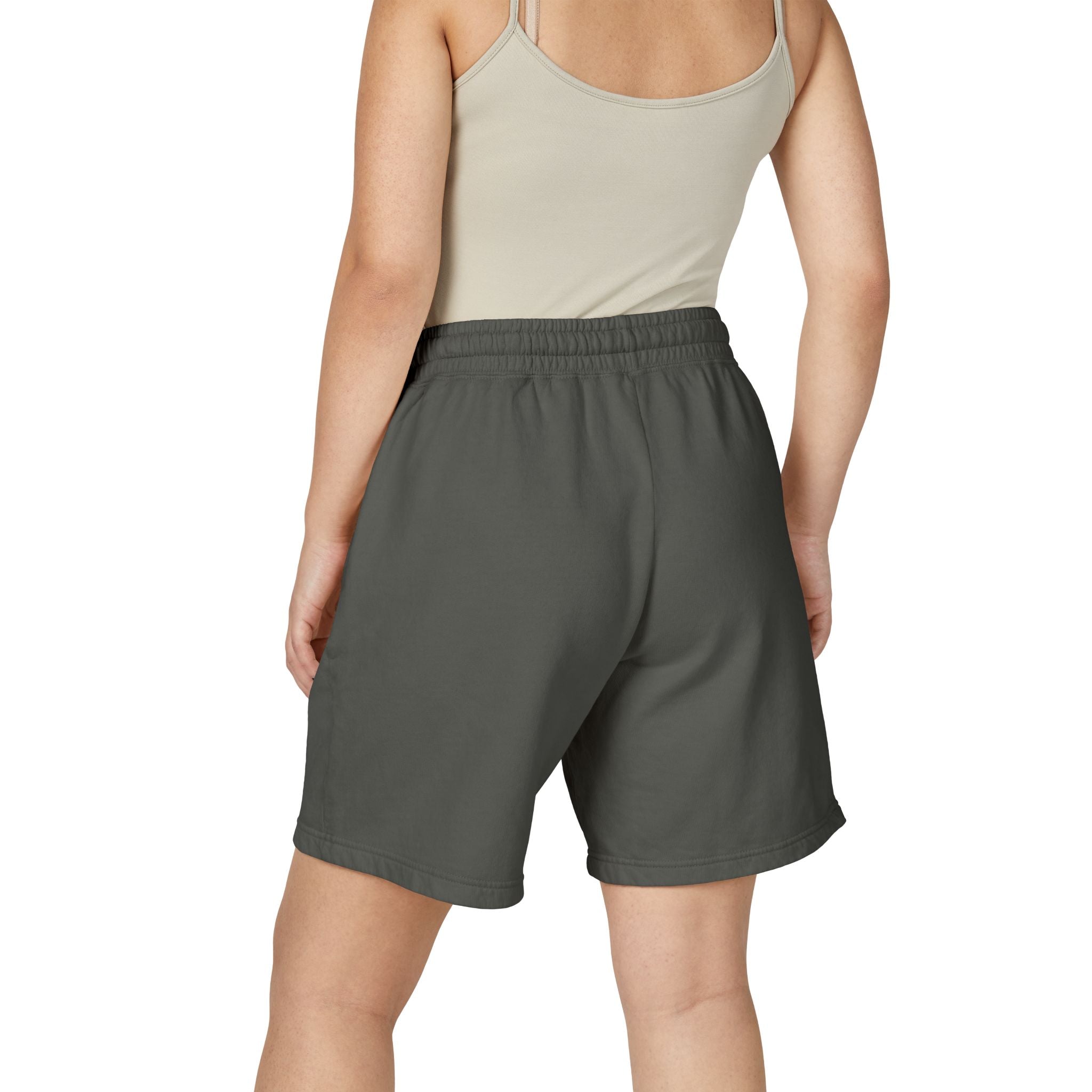 Christian 'Christ Centered' Fleece Sweat Shorts — Garment-Dyed Lightweight Lounge Shorts