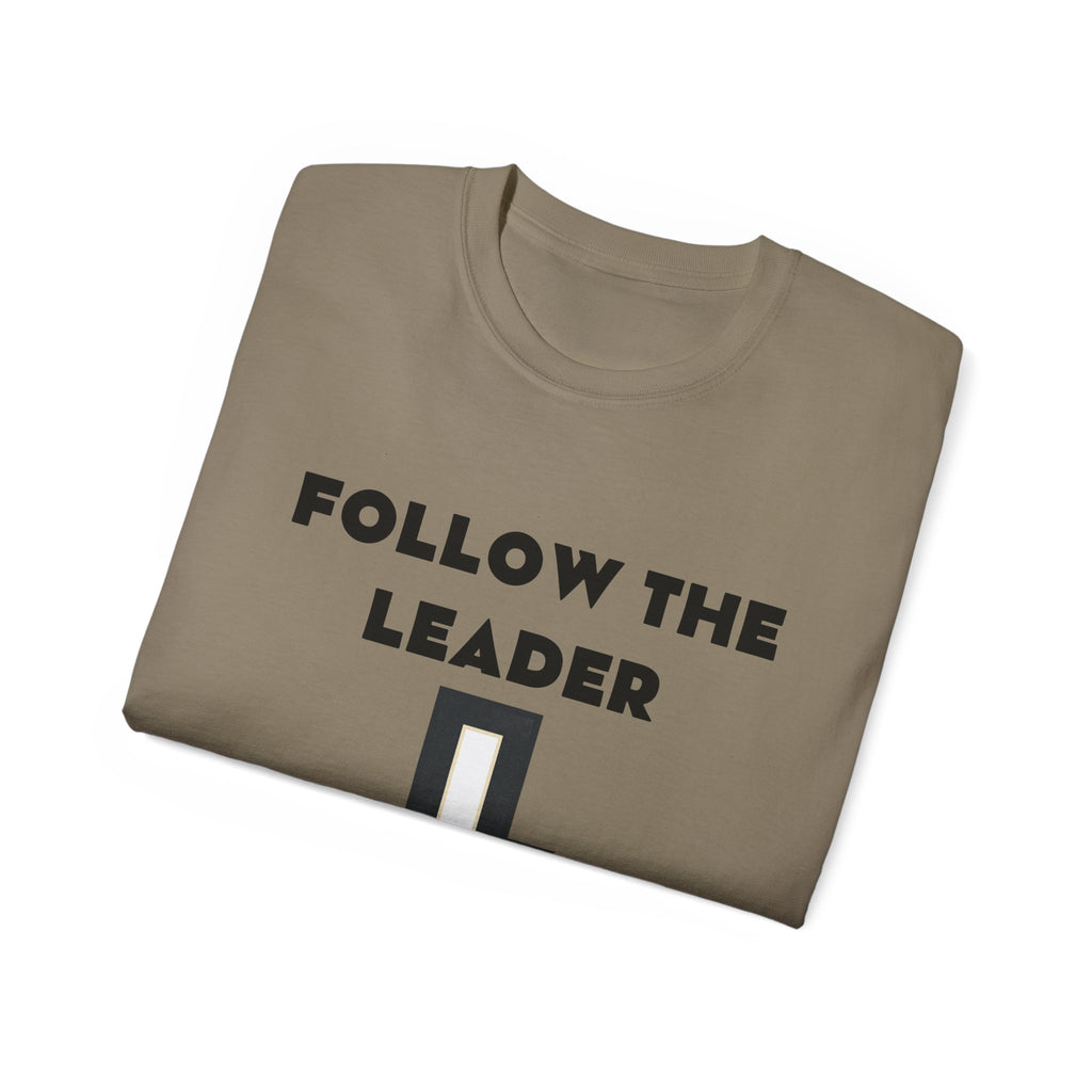 Christian T-Shirt "Follow The Leader → Jesus" – Faith Graphic Tee
