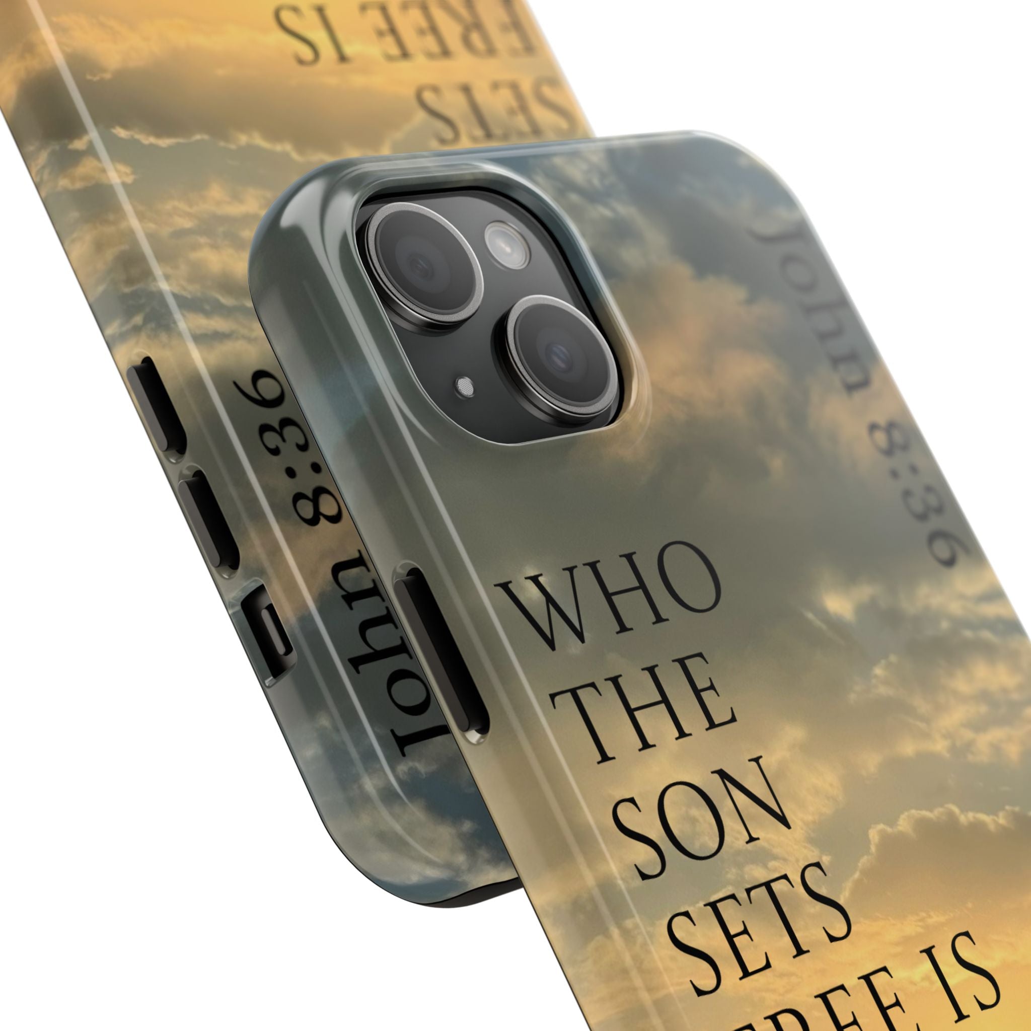 Tough Phone Cases (JOHN 8:36)