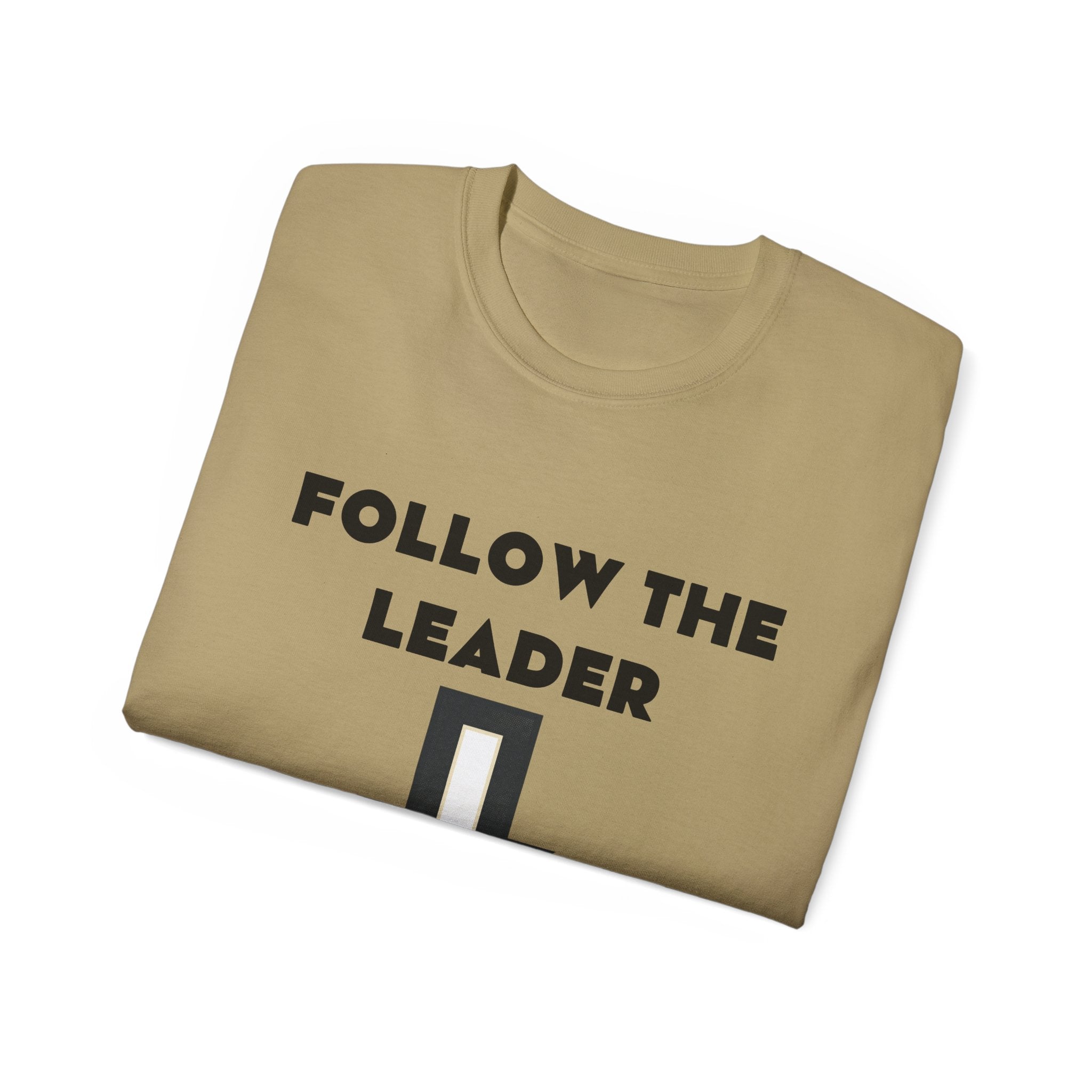 Christian T-Shirt "Follow The Leader → Jesus" – Faith Graphic Tee