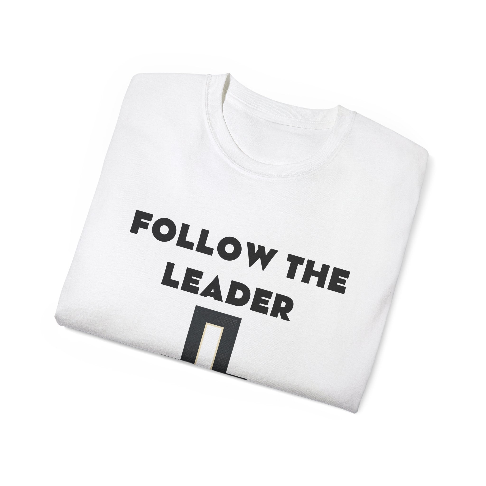 Christian T-Shirt "Follow The Leader → Jesus" – Faith Graphic Tee