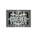 Covered Crosses Throw Pillow Case — Christian Faith Decorative Cushion Cover