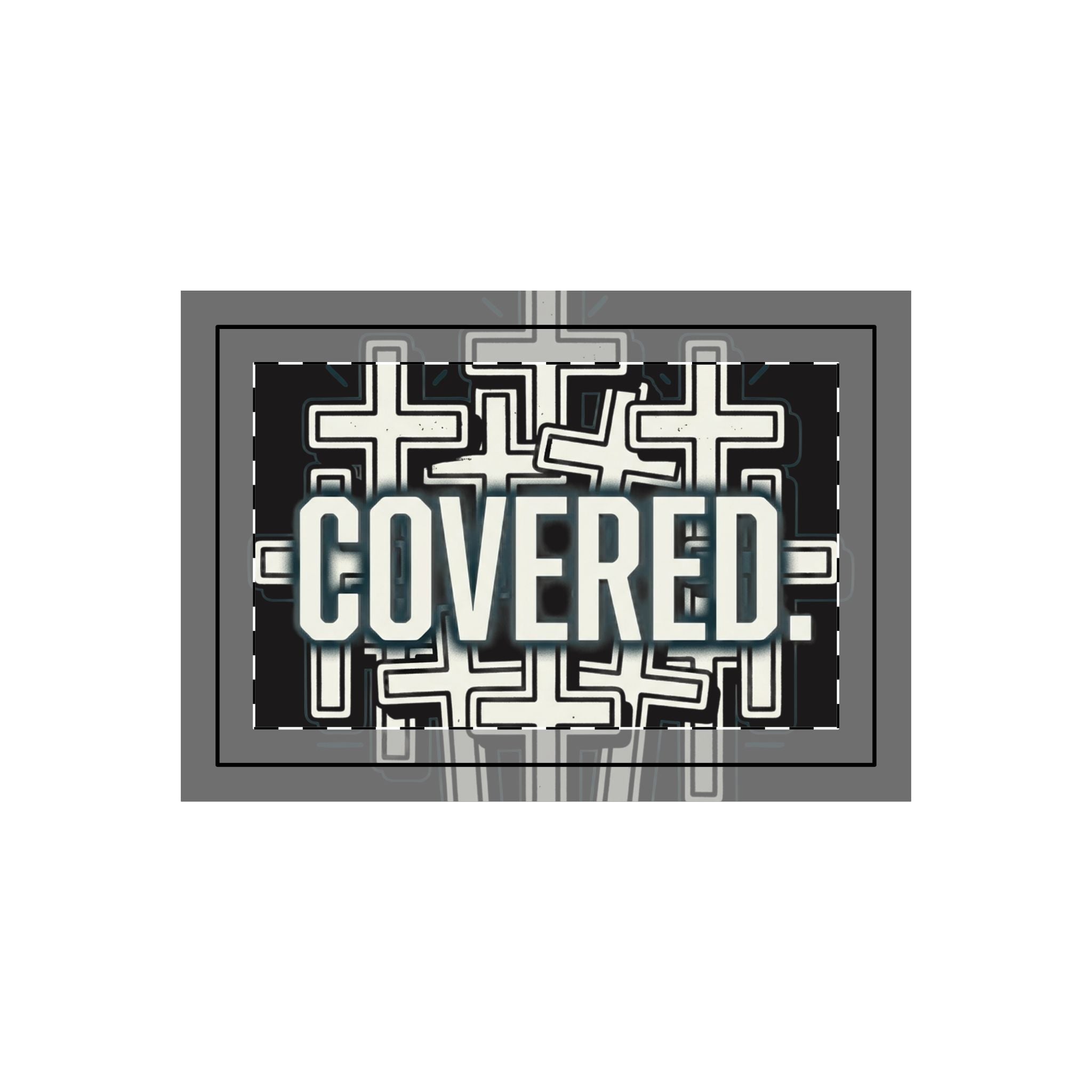 Covered Crosses Throw Pillow Case — Christian Faith Decorative Cushion Cover