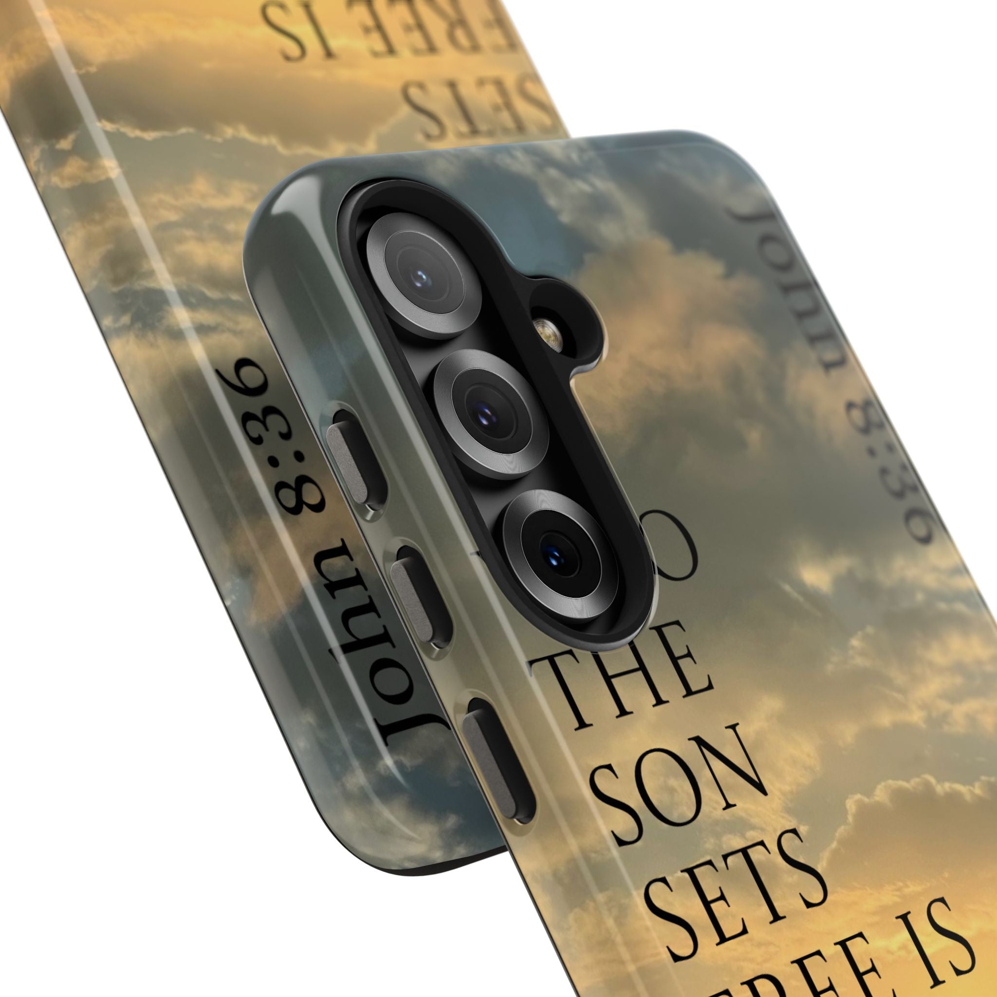 Tough Phone Cases (JOHN 8:36)