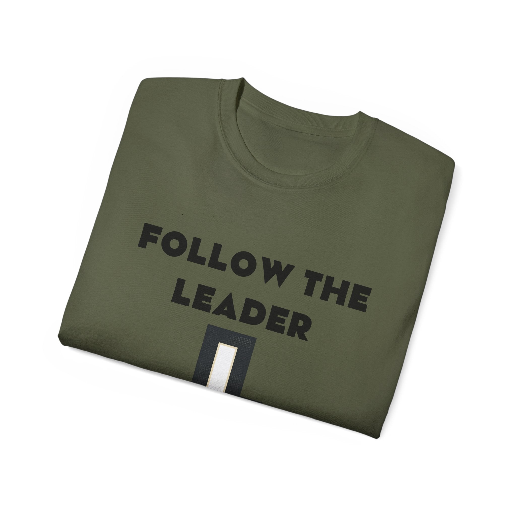 Christian T-Shirt "Follow The Leader → Jesus" – Faith Graphic Tee