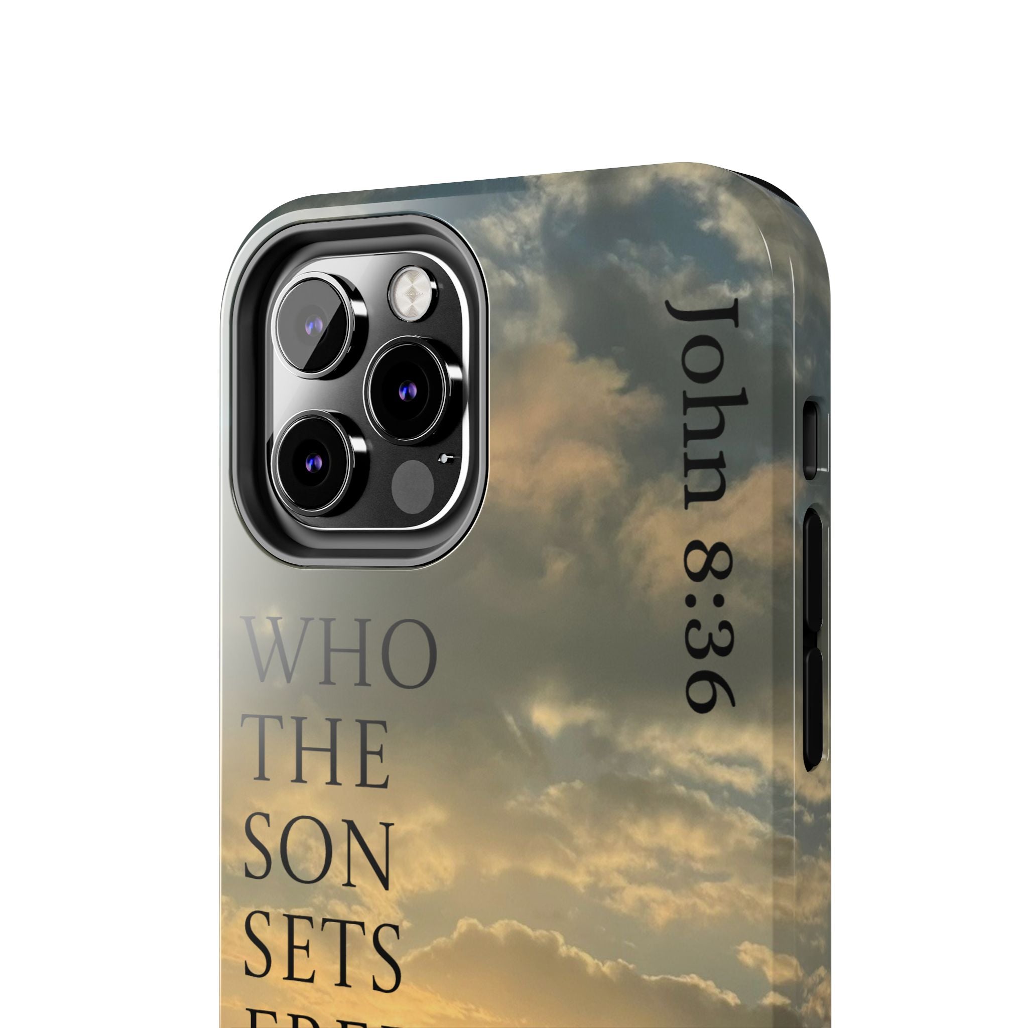 Tough Phone Cases (JOHN 8:36)