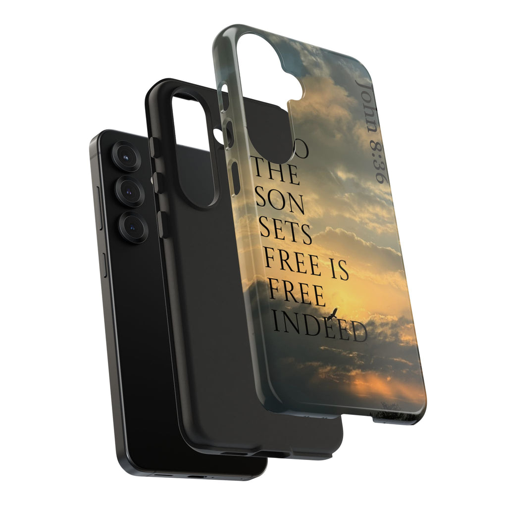 Tough Phone Cases (JOHN 8:36)