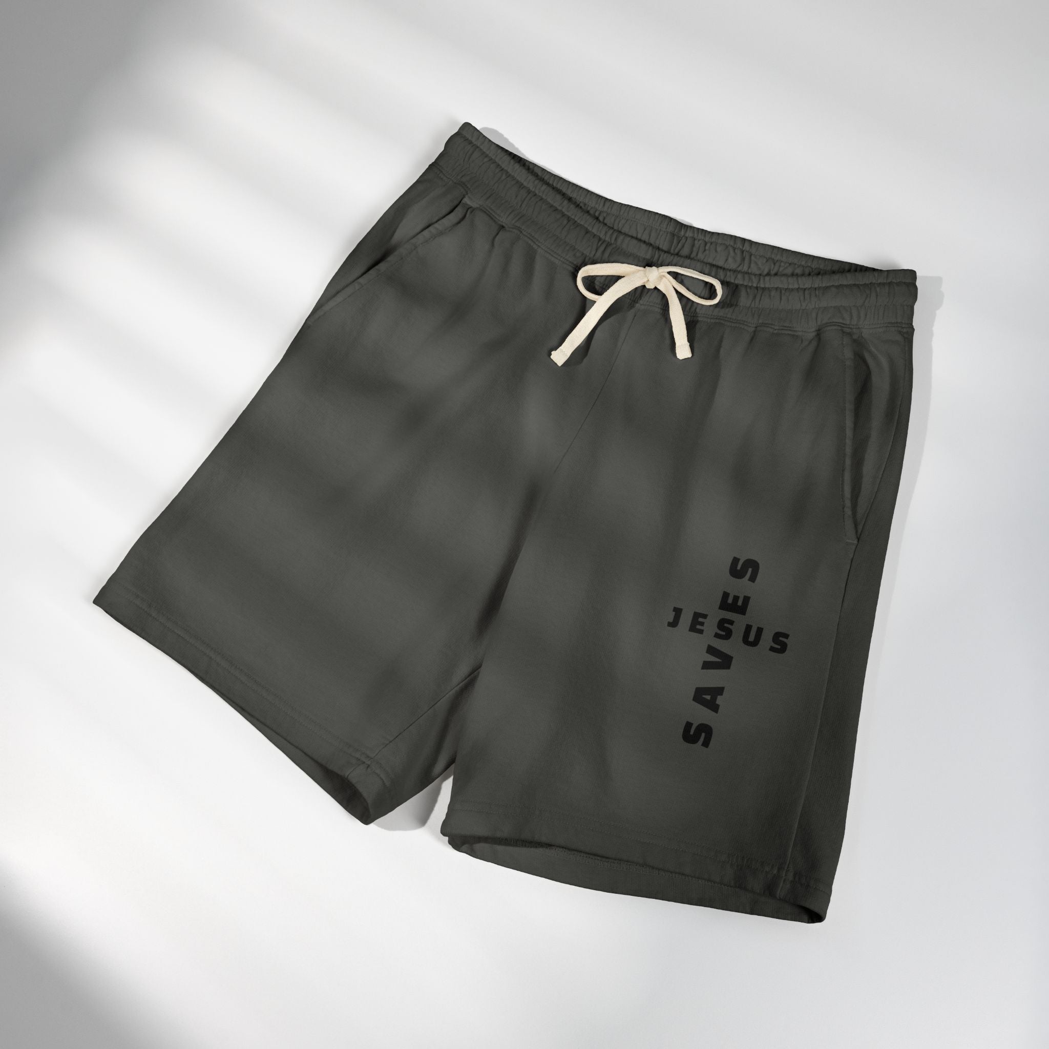 Unisex Garment-Dyed Lightweight Fleece Sweat Shorts
