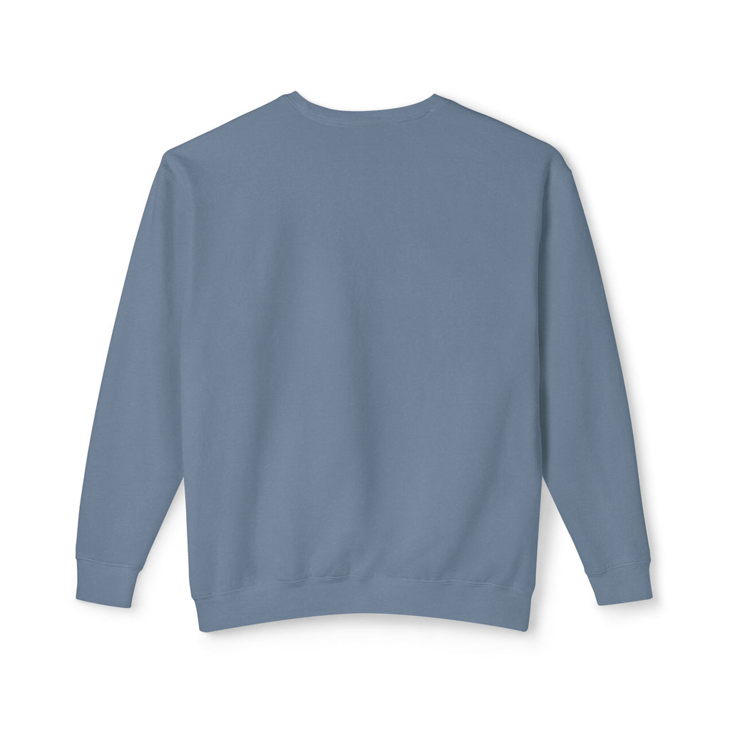 Crewneck Sweatshirt — "Blessed & Highly Favored" Gold Crown Inspirational Pullover
