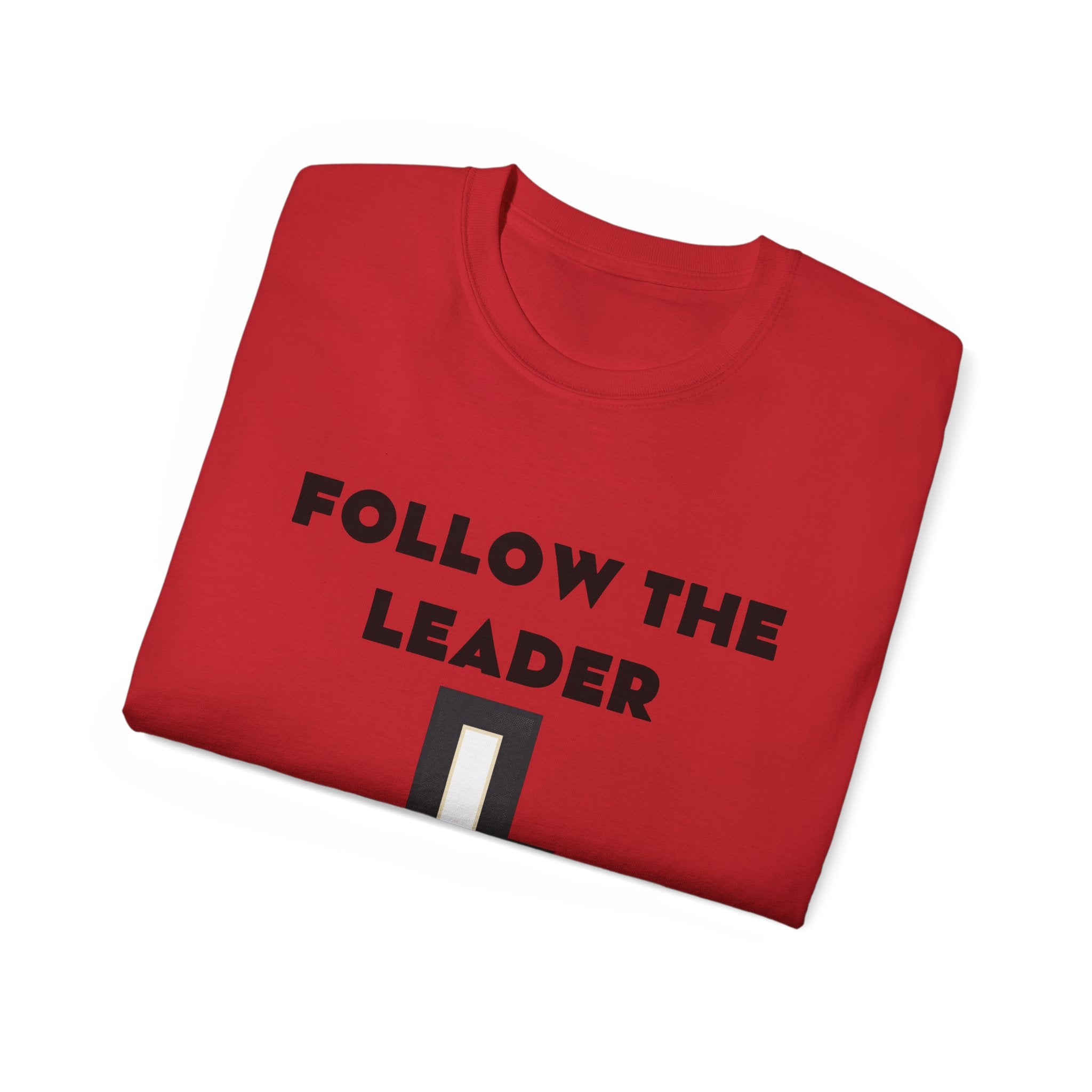 Christian T-Shirt "Follow The Leader → Jesus" – Faith Graphic Tee