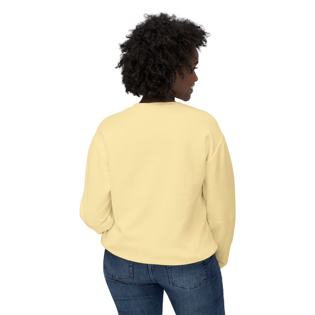 Crewneck Sweatshirt — "Blessed & Highly Favored" Gold Crown Inspirational Pullover