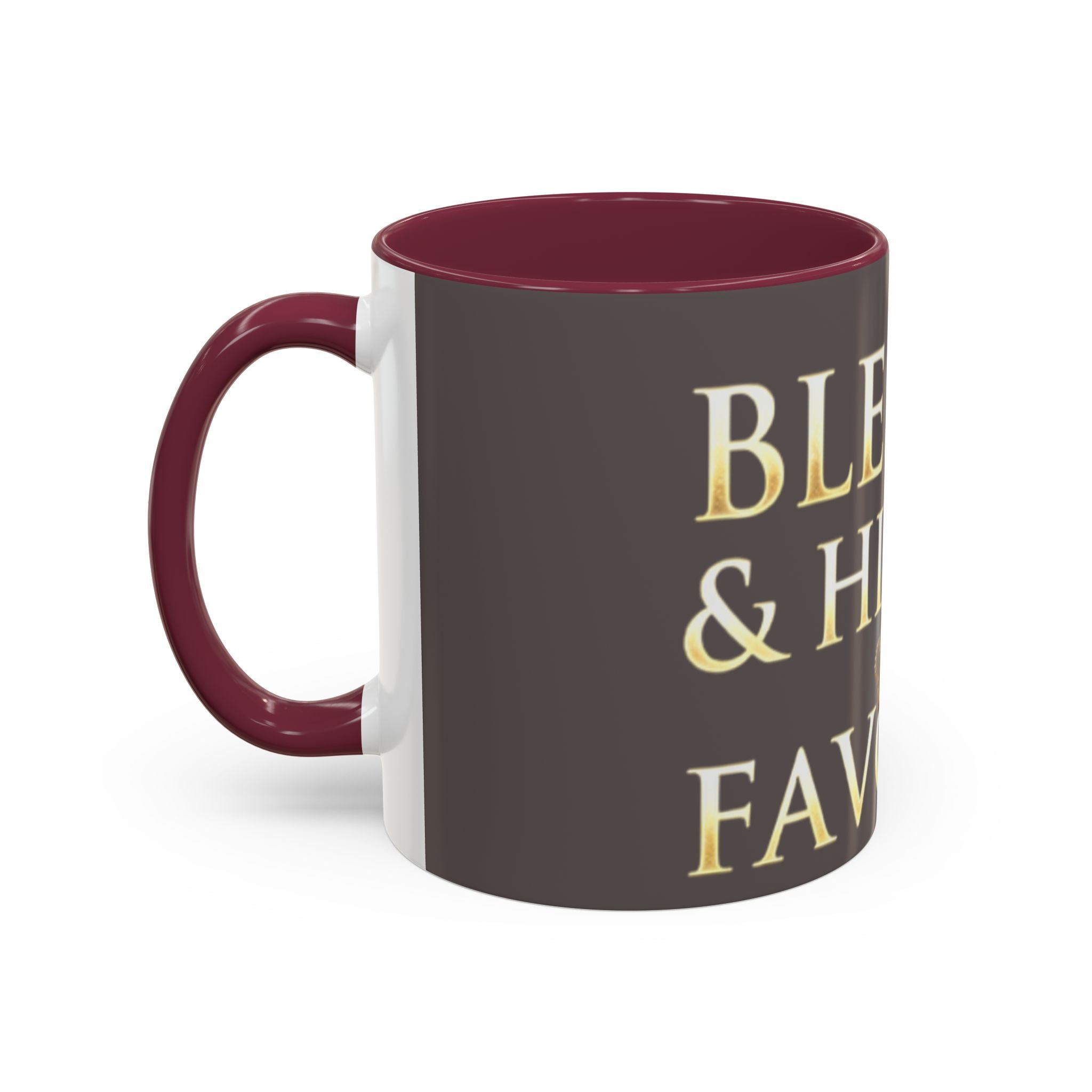 Blessed & Highly Favored Mug – Inspirational Faith Coffee Cup (11oz/15oz)
