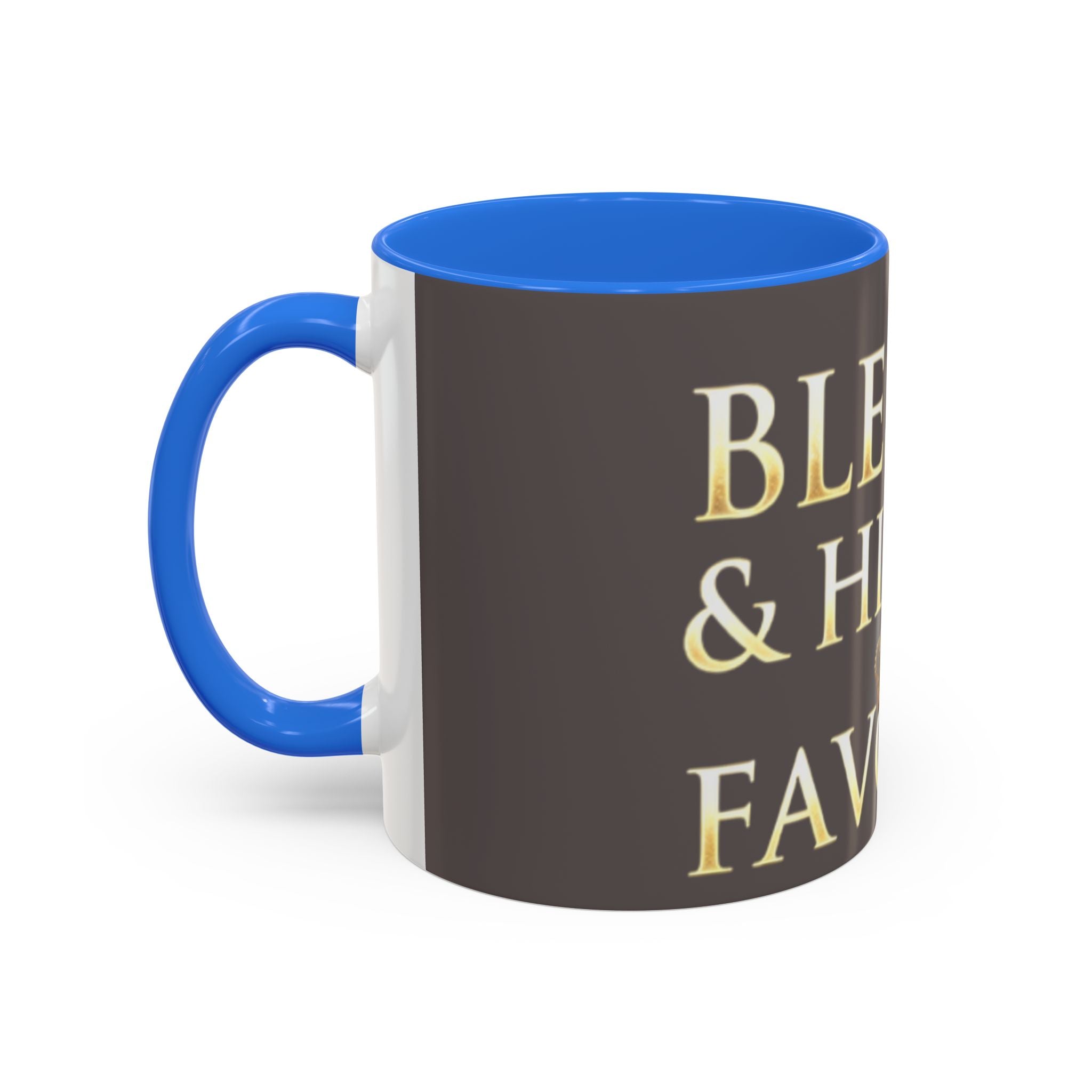 Blessed & Highly Favored Mug – Inspirational Faith Coffee Cup (11oz/15oz)