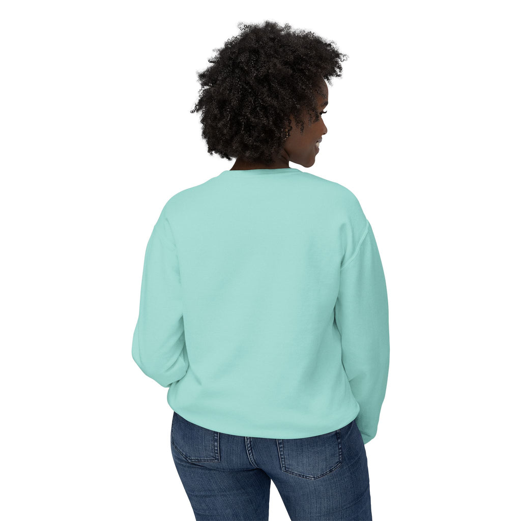 Crewneck Sweatshirt — "Blessed & Highly Favored" Gold Crown Inspirational Pullover