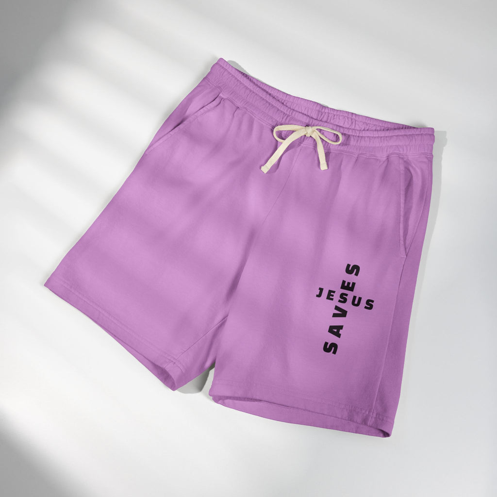 Unisex Garment-Dyed Lightweight Fleece Sweat Shorts