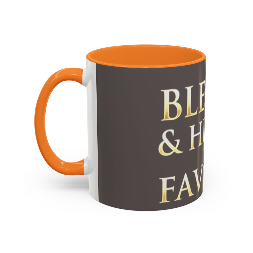 Blessed & Highly Favored Mug – Inspirational Faith Coffee Cup (11oz/15oz)