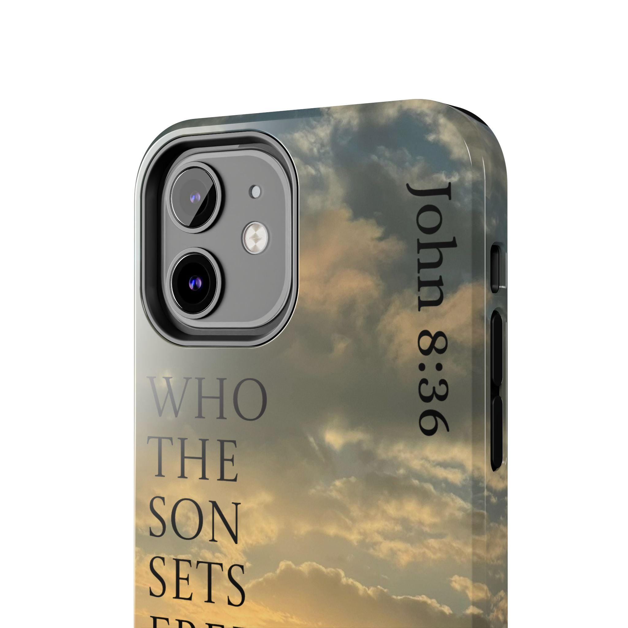 Tough Phone Cases (JOHN 8:36)