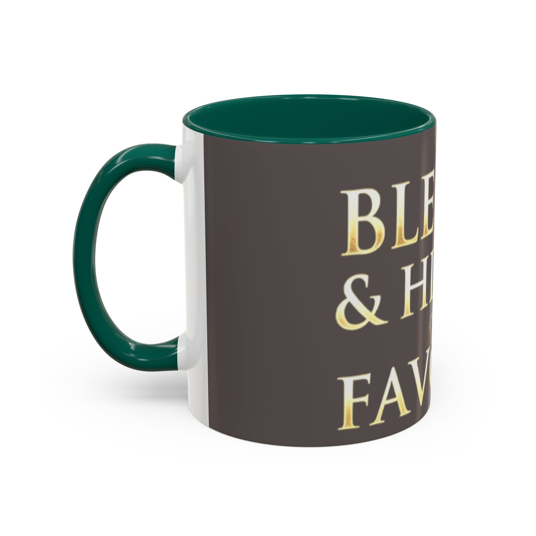 Blessed & Highly Favored Mug – Inspirational Faith Coffee Cup (11oz/15oz)