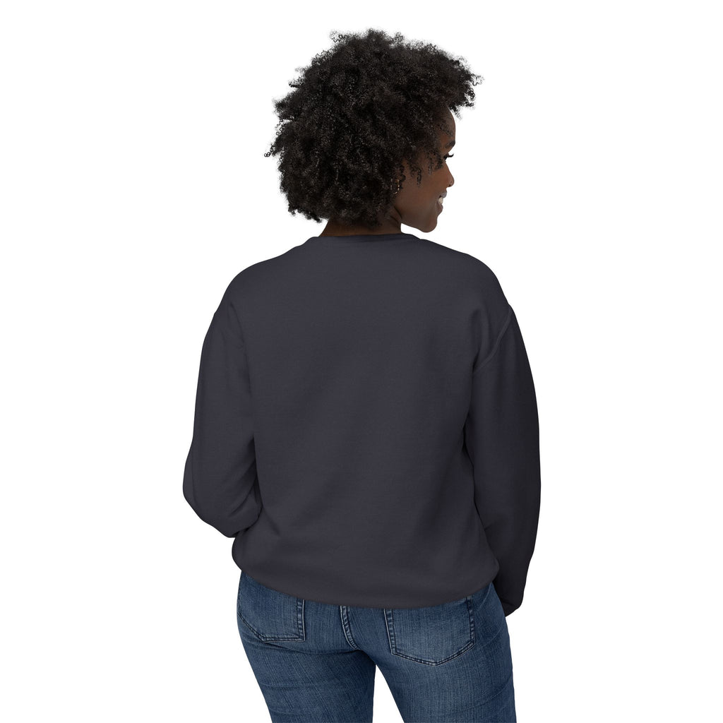 Crewneck Sweatshirt — "Blessed & Highly Favored" Gold Crown Inspirational Pullover