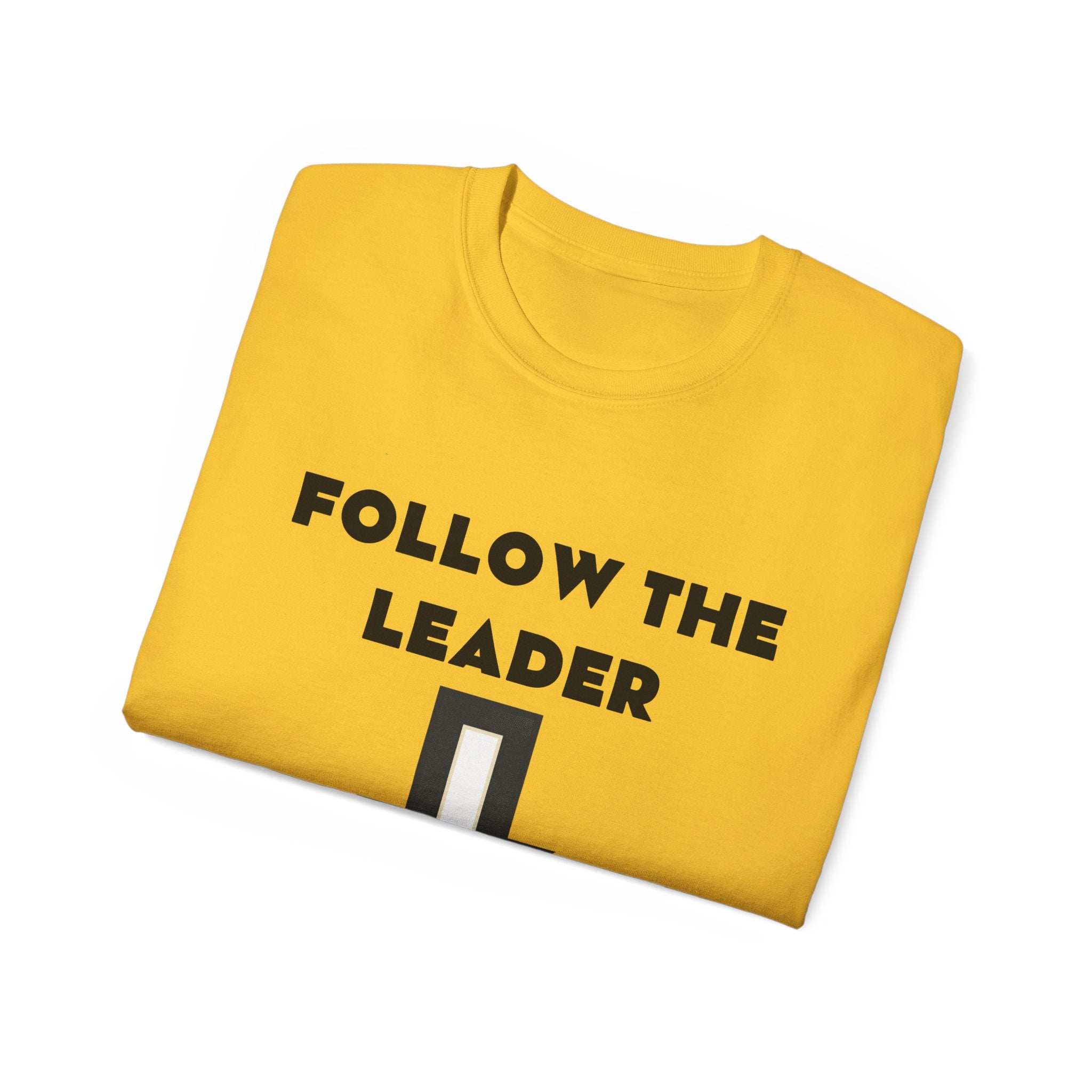 Christian T-Shirt "Follow The Leader → Jesus" – Faith Graphic Tee